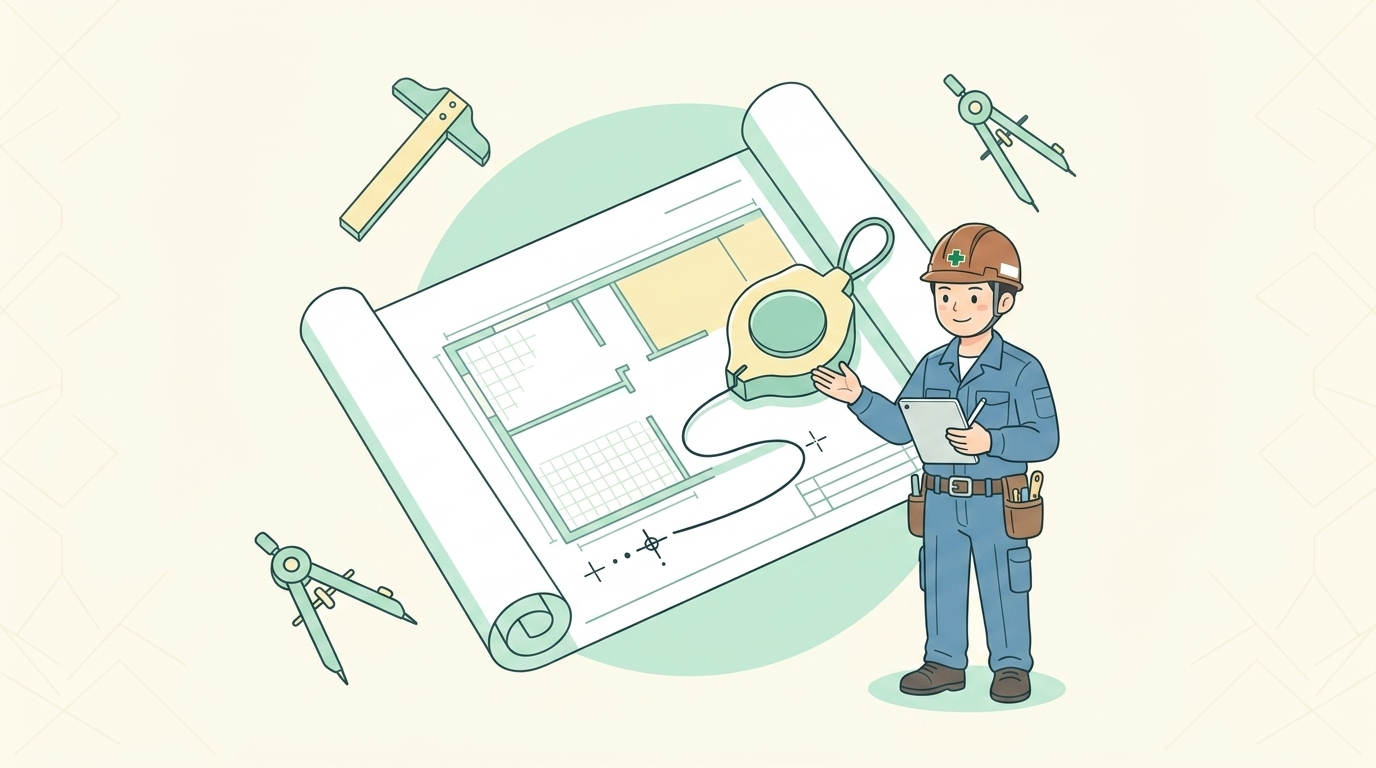 墨出し図の作り方と計画方法！施工図と基本墨出しの関係