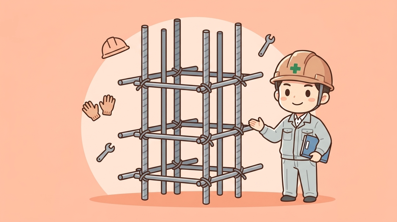 鉄筋の配筋順序と組立手順の基本