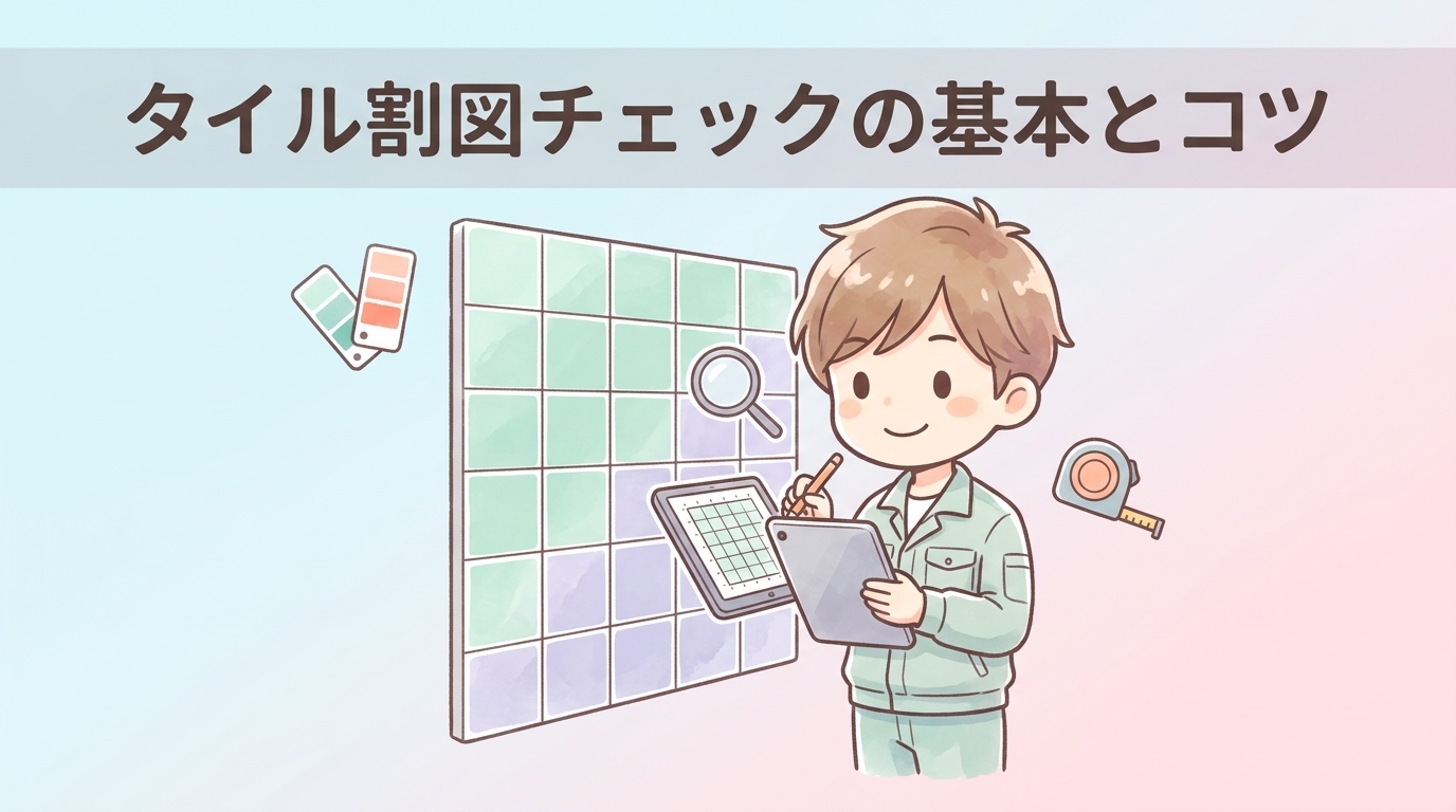 タイル基本を学びタイル割図チェックのコツを楽しむ