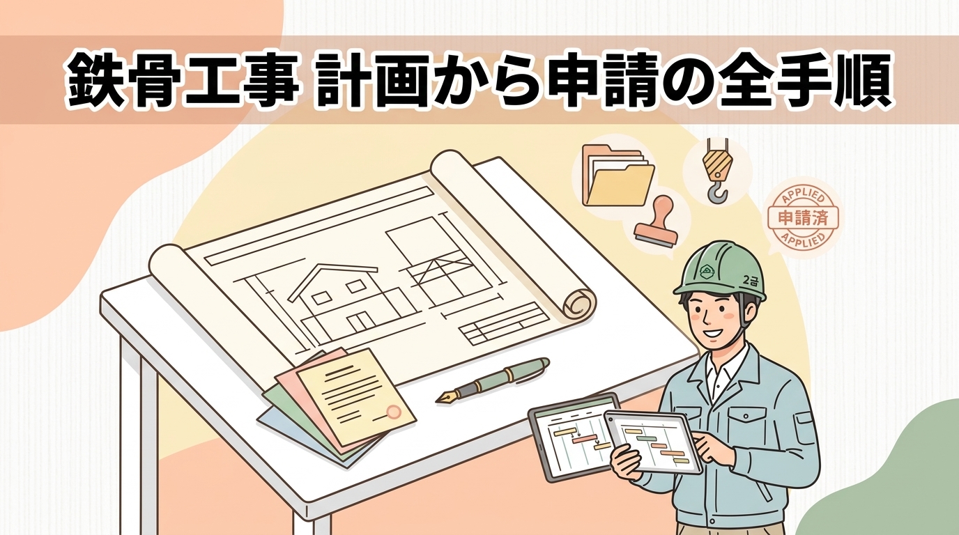 鉄骨工事計画・設計図書確認・施工計画書の届出申請方法