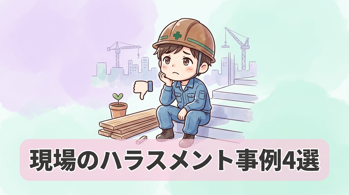 サクラ先輩とハルキに学ぶ現場のハラスメント事例4選