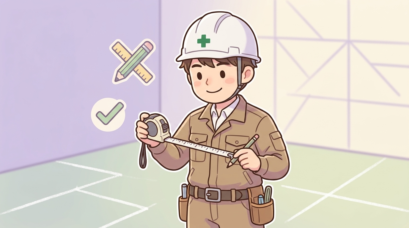 施工管理で墨出しを効率化するポイント