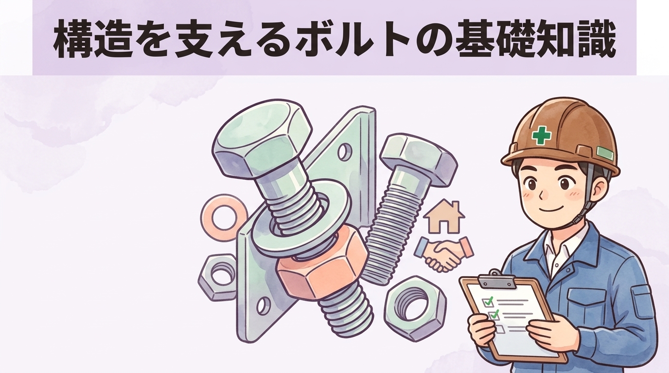 ボルトの種類と構造用部材の重要性