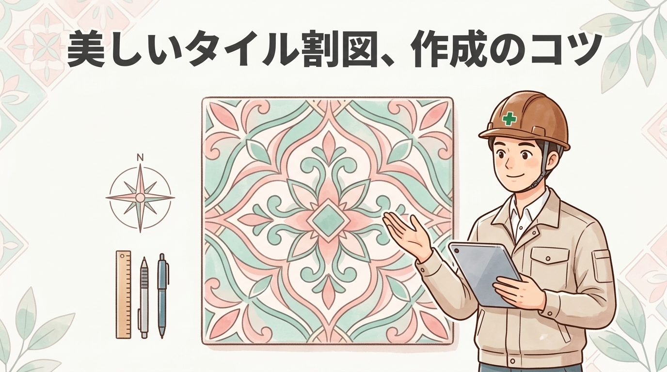 タイル割図を美しく仕上げる作成のコツ
