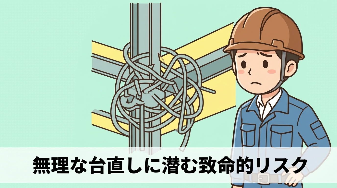 無理な台直しを行うことのデメリット