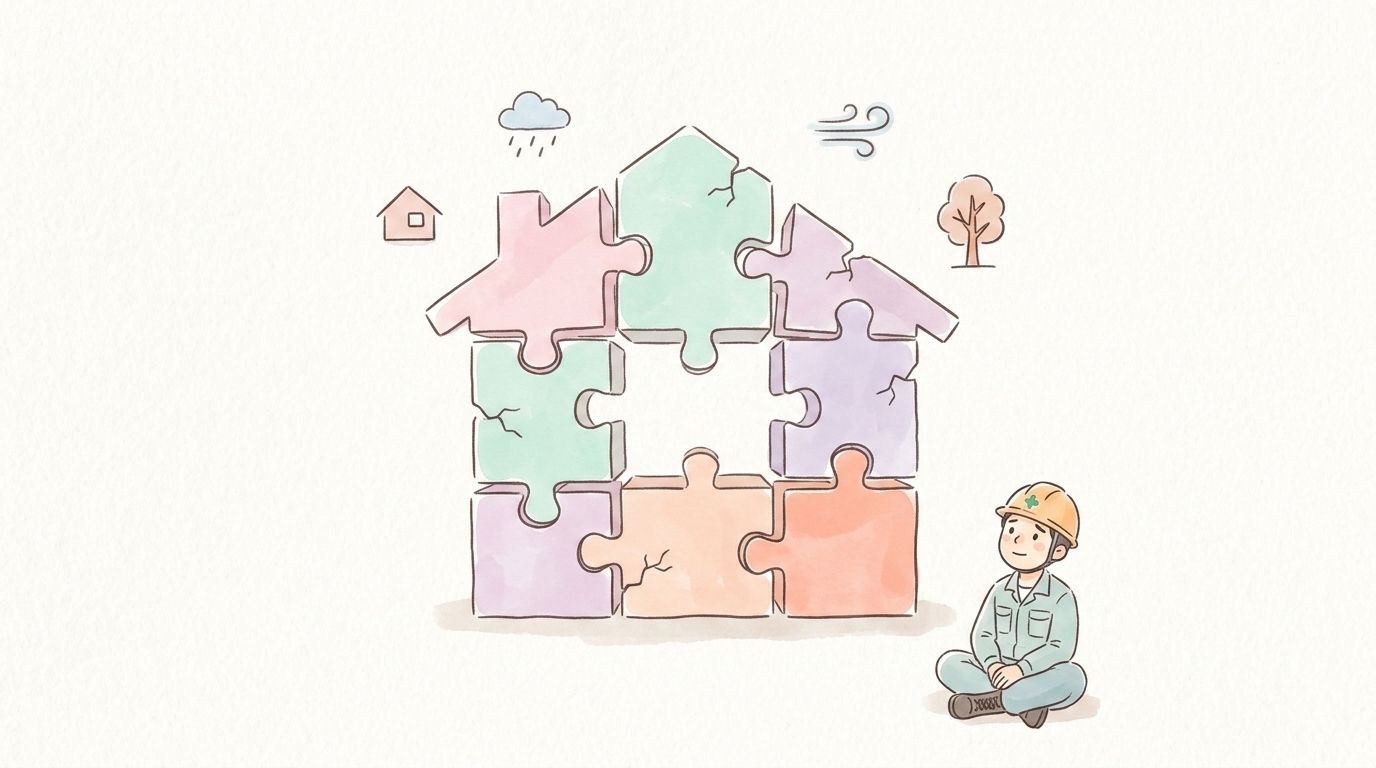 不足により建物が死ぬデメリット