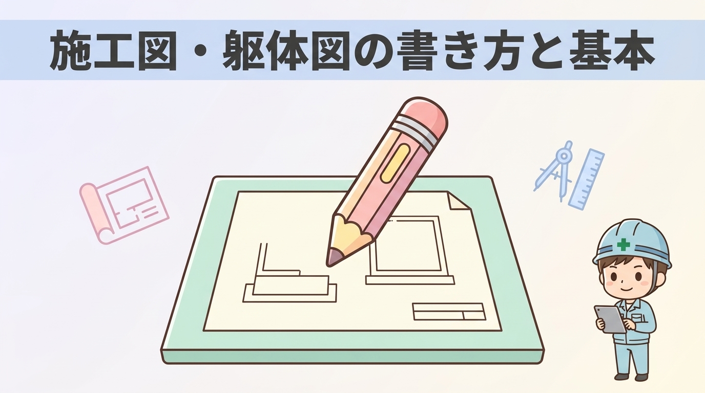 施工図・躯体図の書き方と基本手順