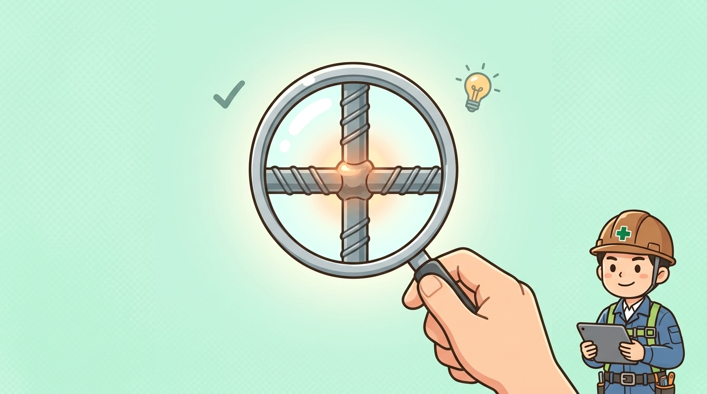 外観検査で確認する圧接部の合格基準