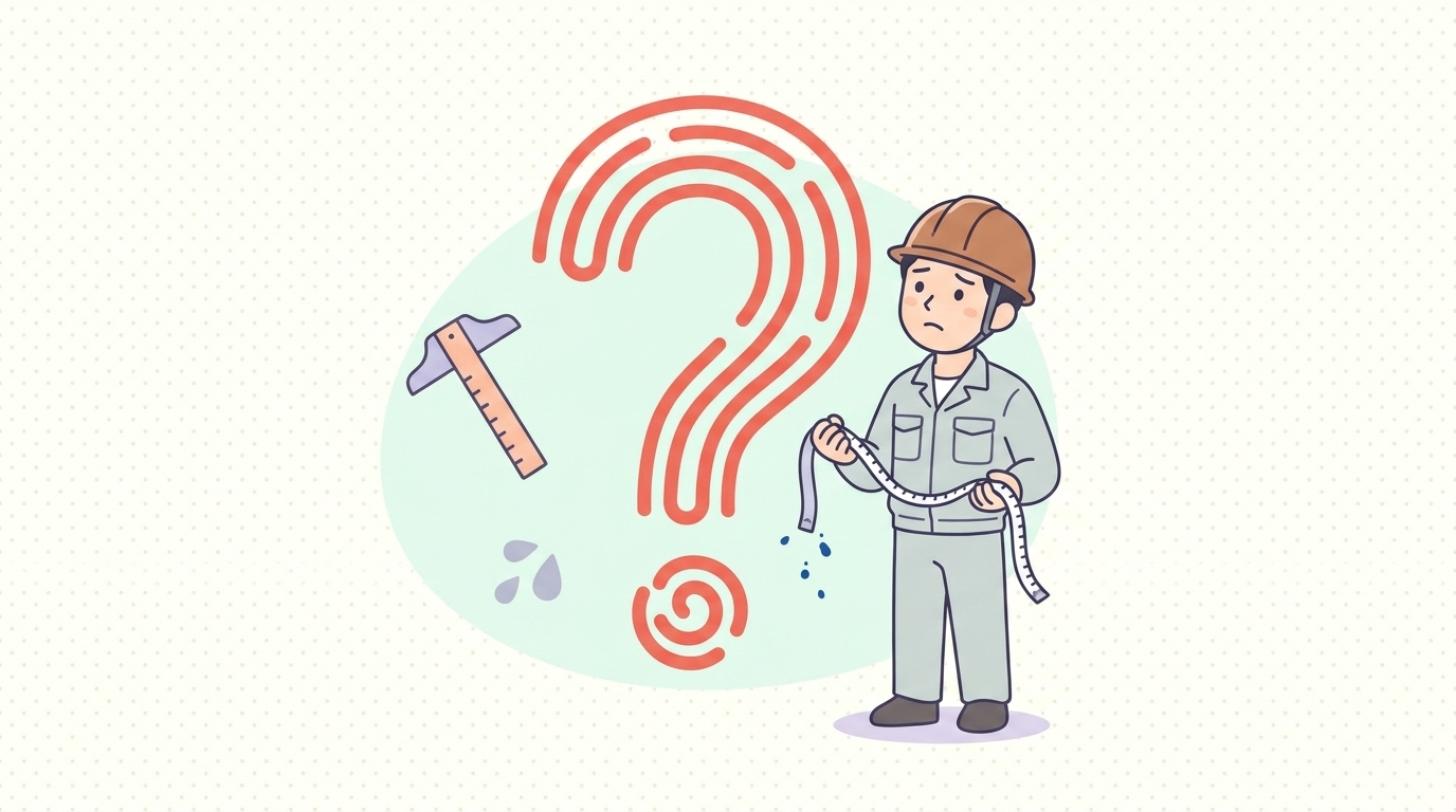 墨出しの確認作業を怠るデメリット