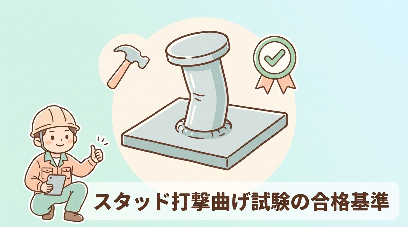頭付きスタッドの検査と打撃曲げ試験の合格基準