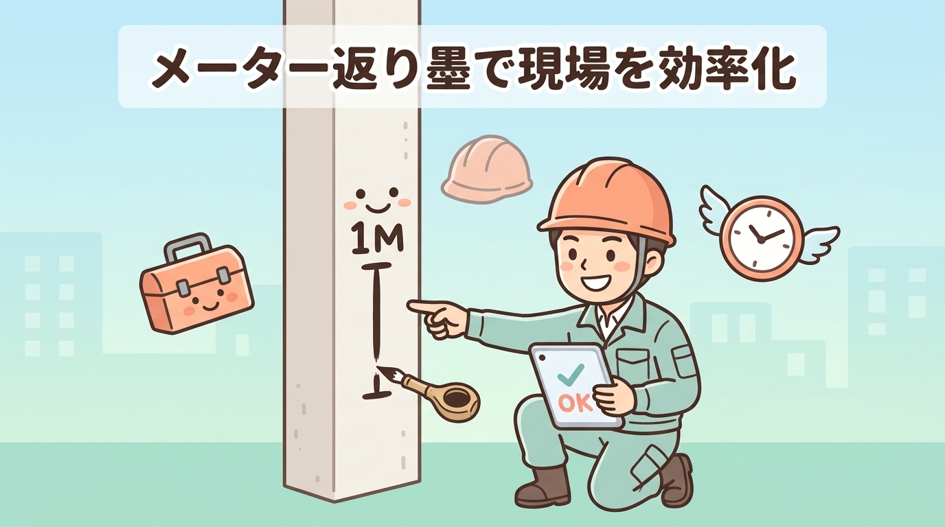 メーター返り墨を現場で活用するメリット