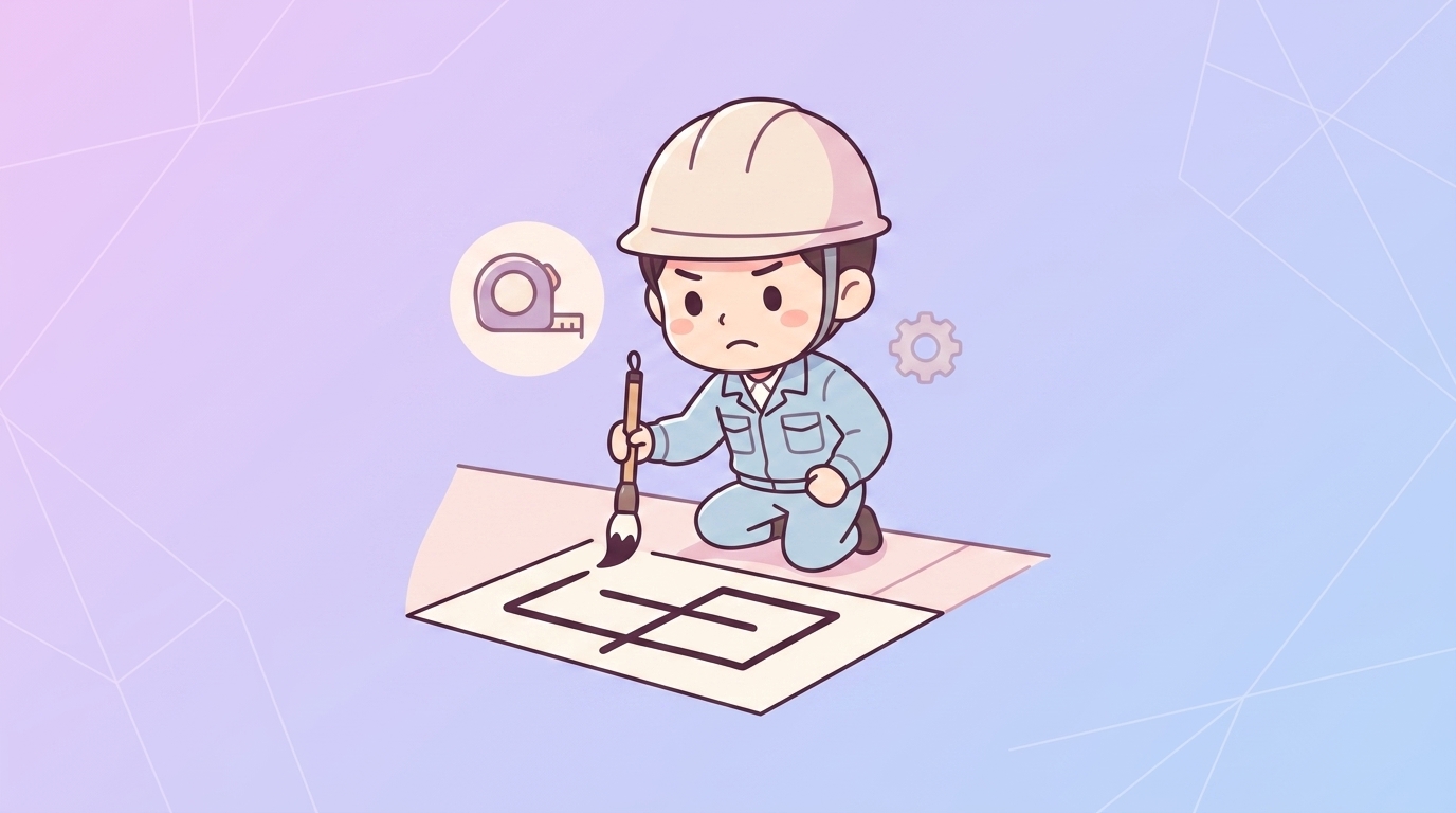 基本墨出しの手順で若手が陥りやすい失敗と対策