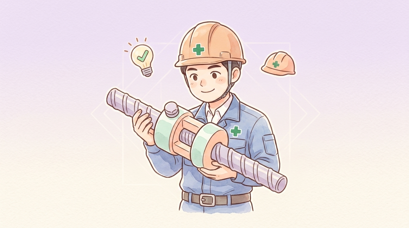 機械式継手でカップラーを使う施工の急所