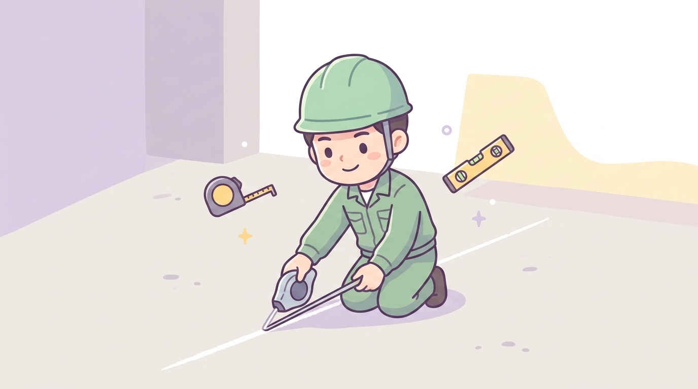 職人イワキ直伝！仕上げ品質を高める墨出しの格言3選