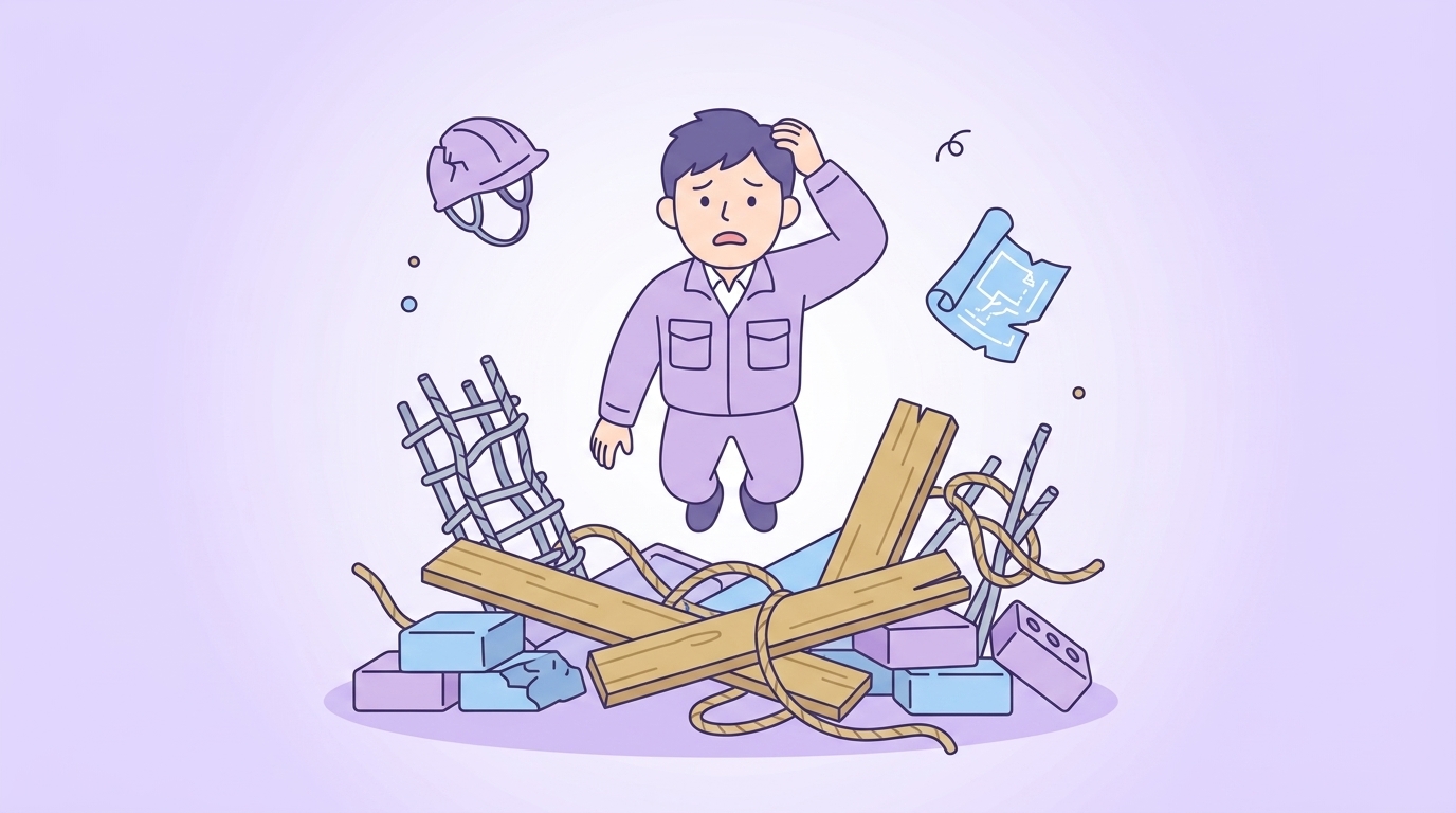 現場で施工計画が不足しているデメリット