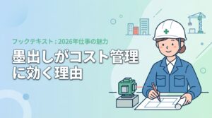 墨出しがコスト管理に効く理由は？建築施工管理技士が語る仕事のやりがい