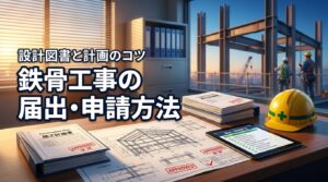 建設現場で鉄骨工事の届出や申請方法は？設計図書確認と工事計画のコツ