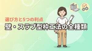 壁やスラブ型枠工法の種類を網羅！現場の状況に合わせた選び方と5つの利点