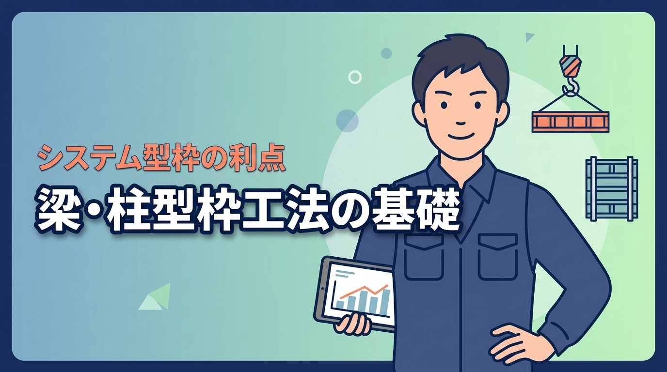 柱や地中梁の施工で迷ったら？梁型枠工法の基礎とシステム化の利点を解説
