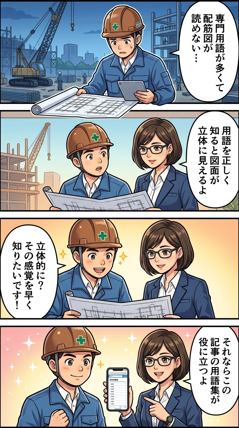 鉄筋,用語,一覧,配筋,意味,専門用語,解説,用語集