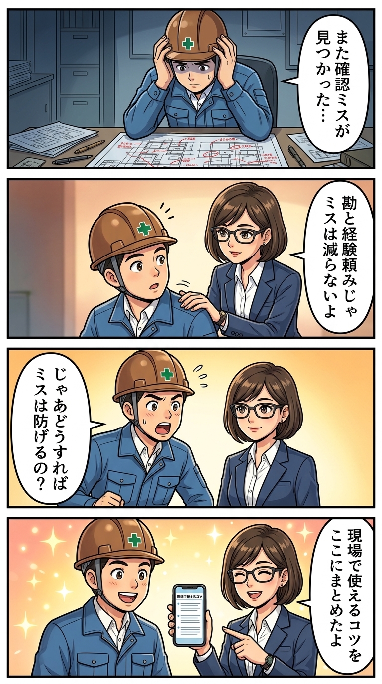 躯体図,チェックリスト,施工図,確認,手順,躯体図,ミス,防ぐ