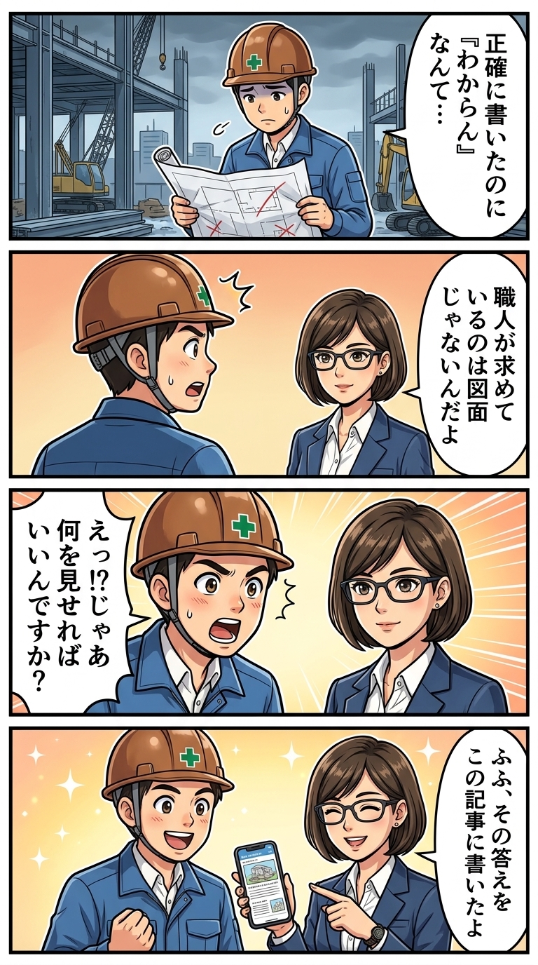 躯体図,職人,伝え方,施工図,わかりやすい,書き方,コミュニケーション
