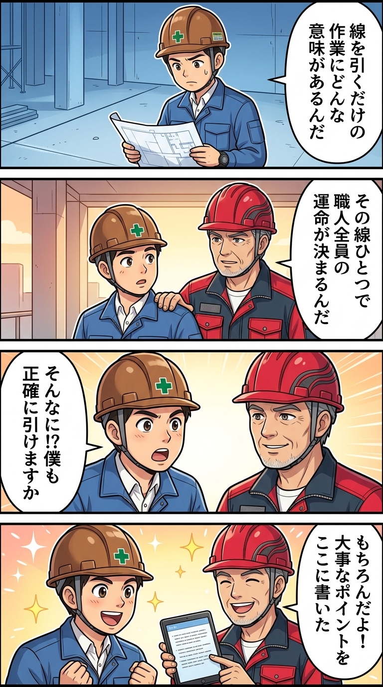 墨出しとは,基礎知識,建築,意味,わかりやすい,重要性,墨つぼ,使い方,施工管理,精度