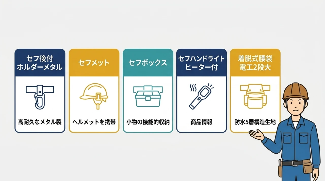 現場で選ばれるタジマのセフ新商品5選