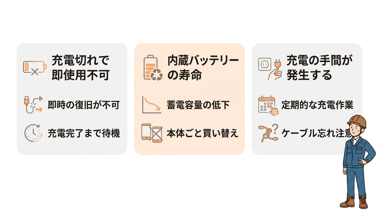 購入前に確認したいUSB充電式のデメリット3つ