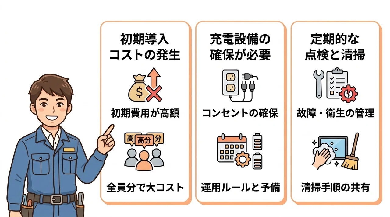対策グッズ導入時に注意すべきデメリット