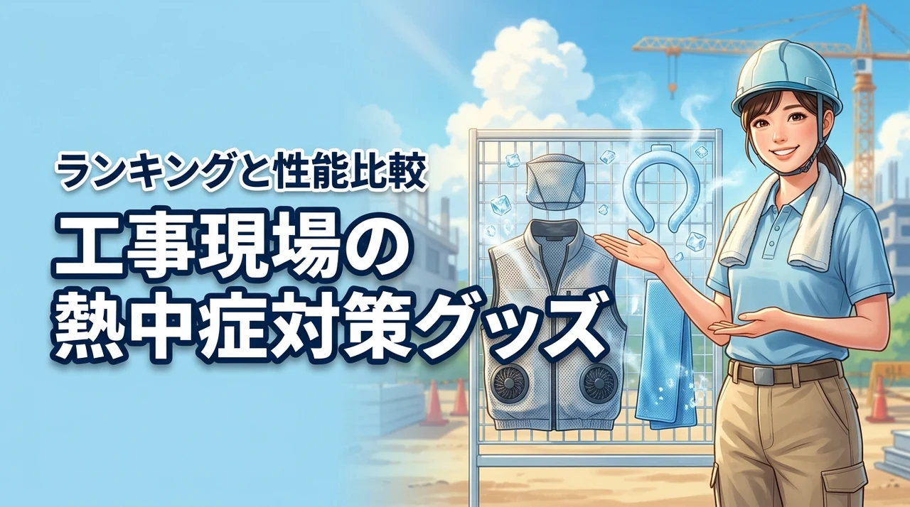 【建設業】工事現場の熱中症対策グッズランキング！口コミや性能を比較して安全を確保