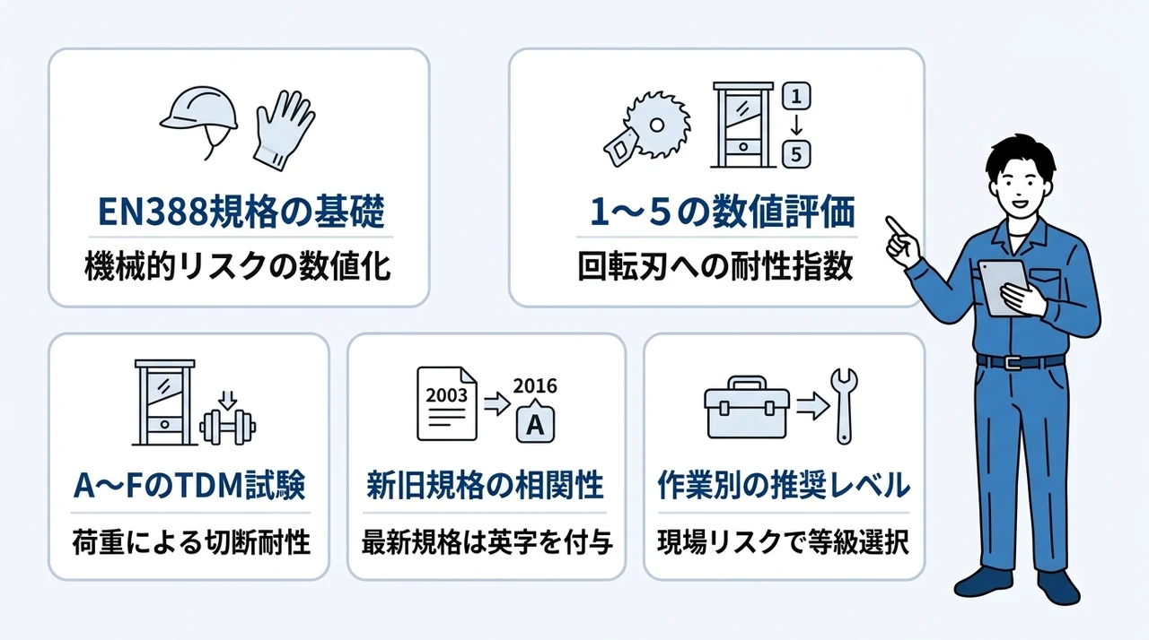 耐切創手袋のレベルの違いと比較・おすすめの選び方