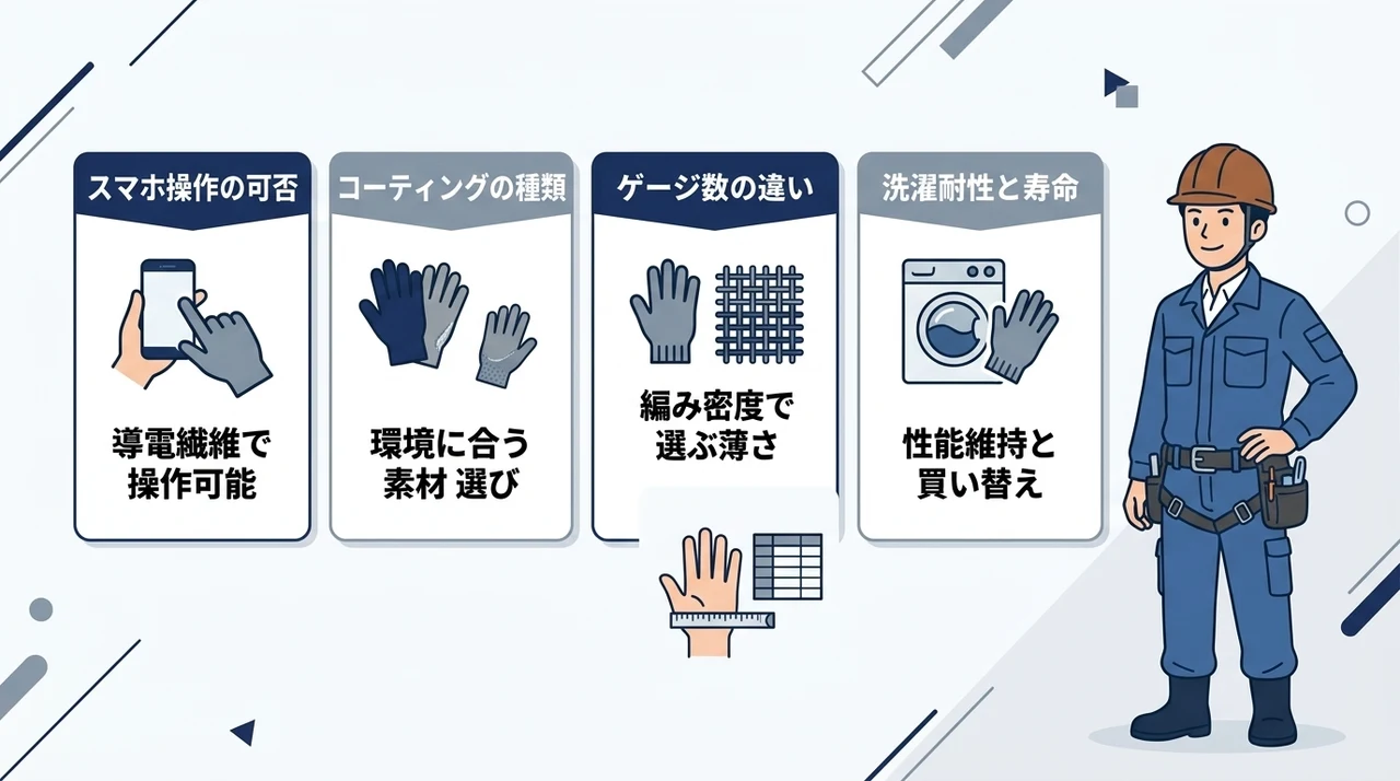 作業効率を高める比較ポイント
