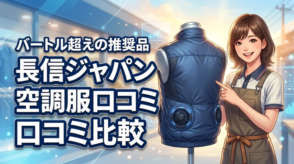 【2026最新】長信ジャパン空調服の口コミを比較！バートル超えのおすすめはこれだ