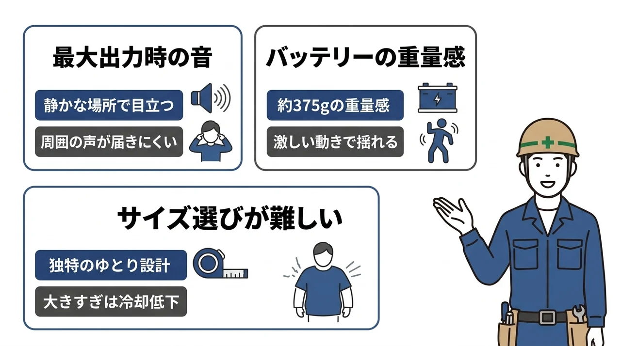 HOOH空調服の悪い口コミ