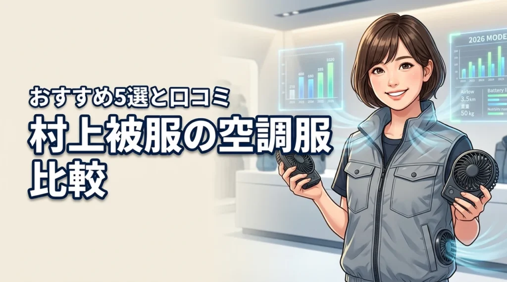 【2026年最新】村上被服の空調服を比較！おすすめ5選と口コミを公開
