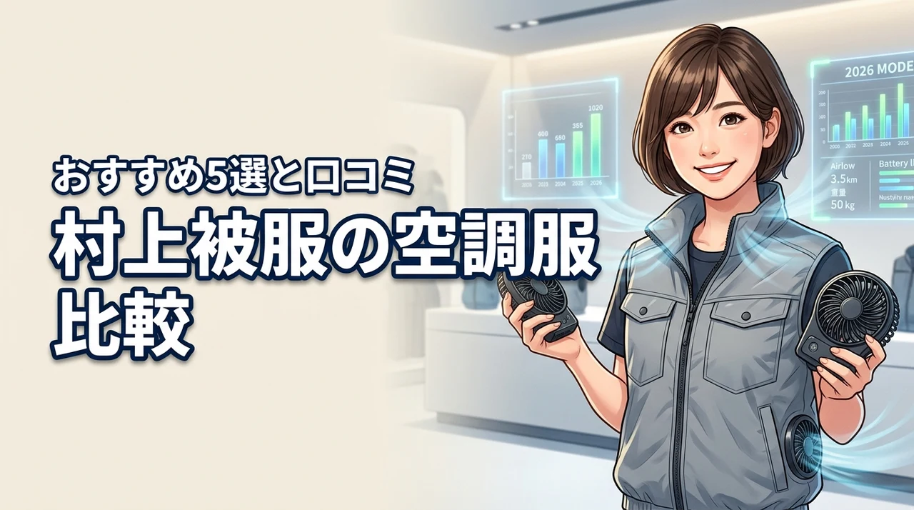 【2026年最新】村上被服の空調服を比較！おすすめ5選と口コミを公開