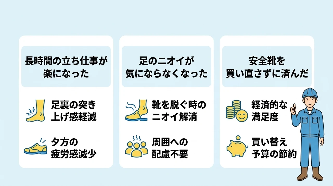 現場作業員から寄せられる良い口コミ