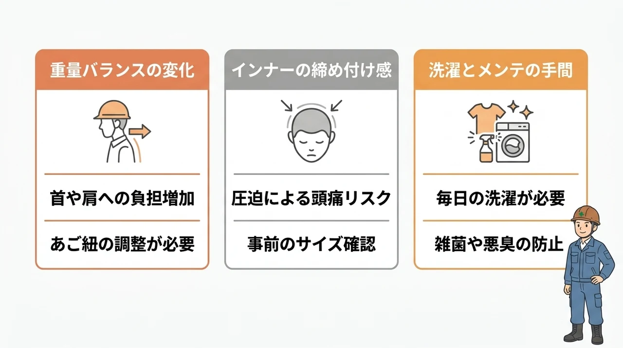 後付けパーツを使用する際のデメリット