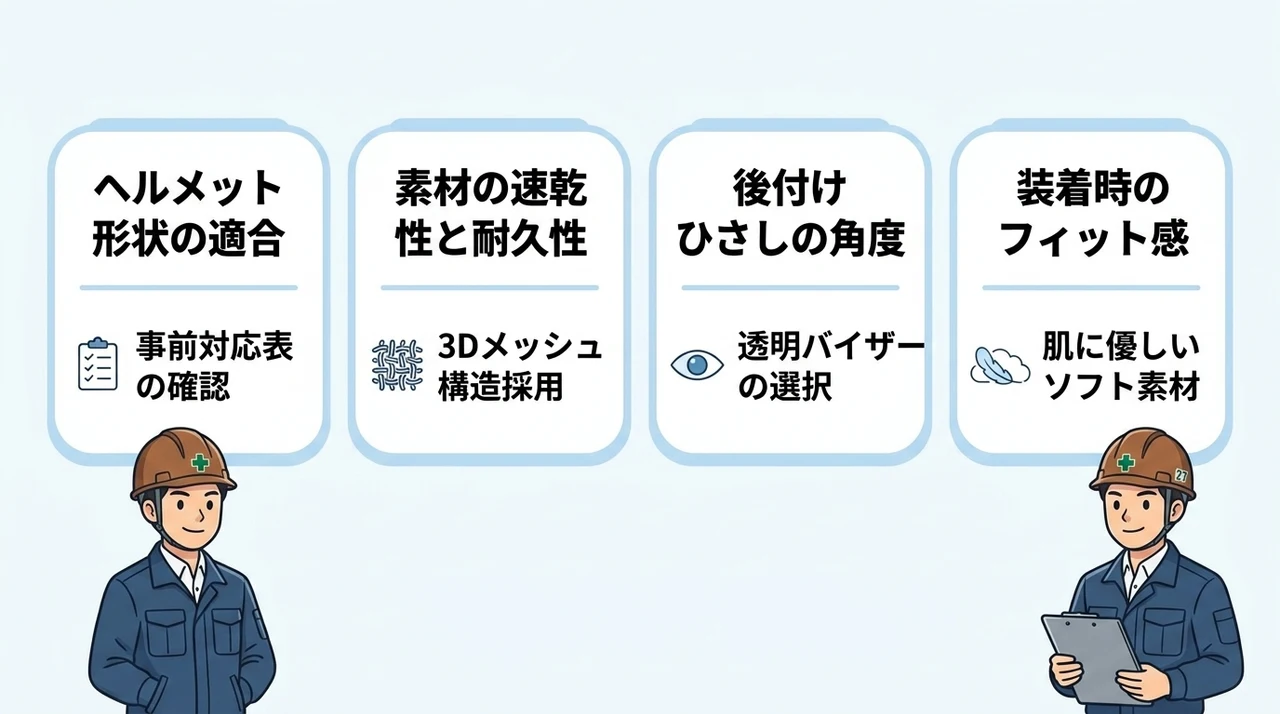 現場で失敗しない周辺グッズの選び方