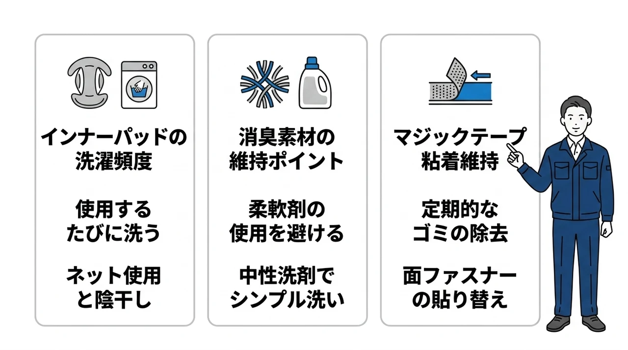 ヘルメットの衛生を保つメンテナンス術