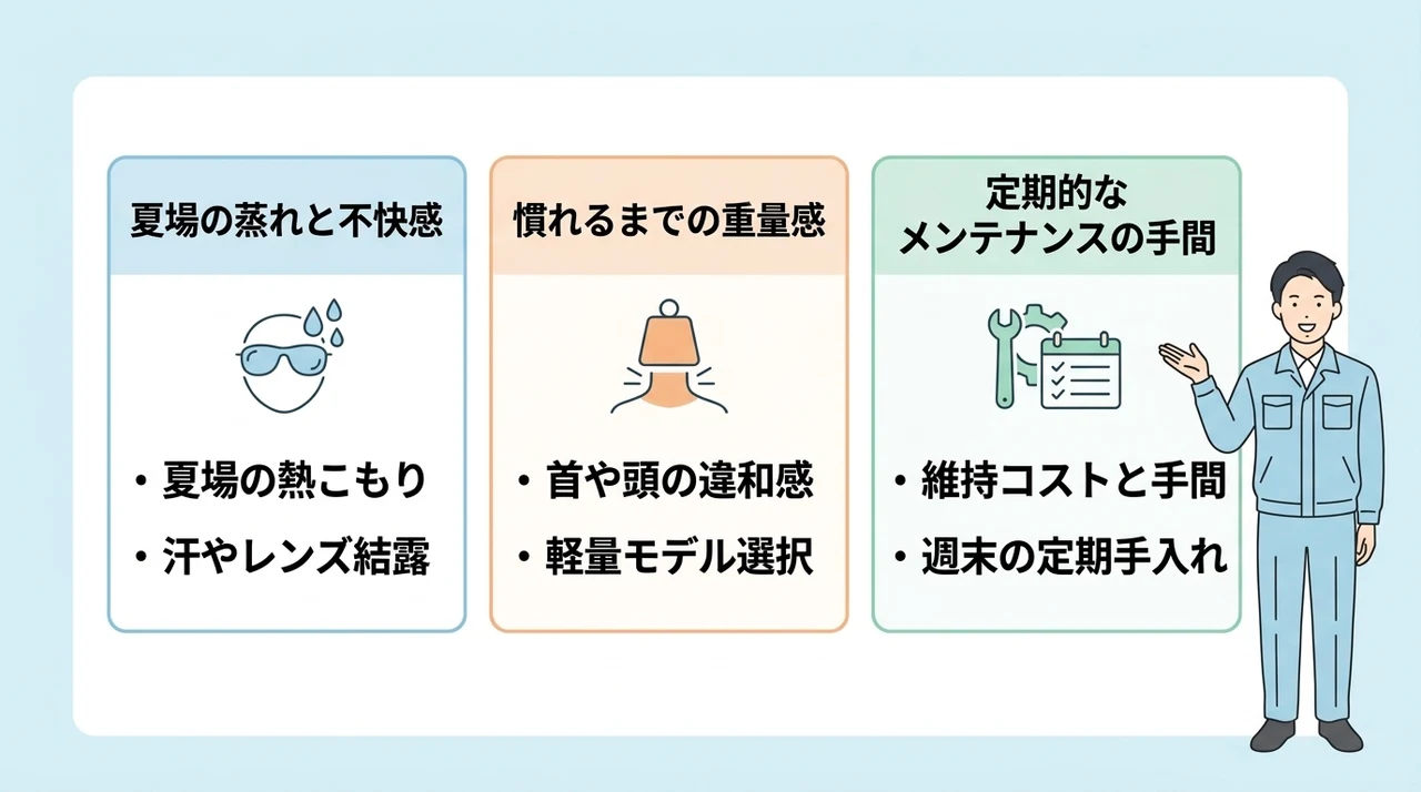 保護具導入のデメリット
