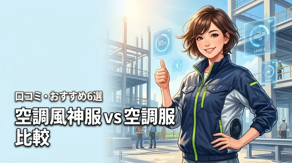 サンエス空調風神服と空調服はどっち？2026最新比較と口コミおすすめ6選