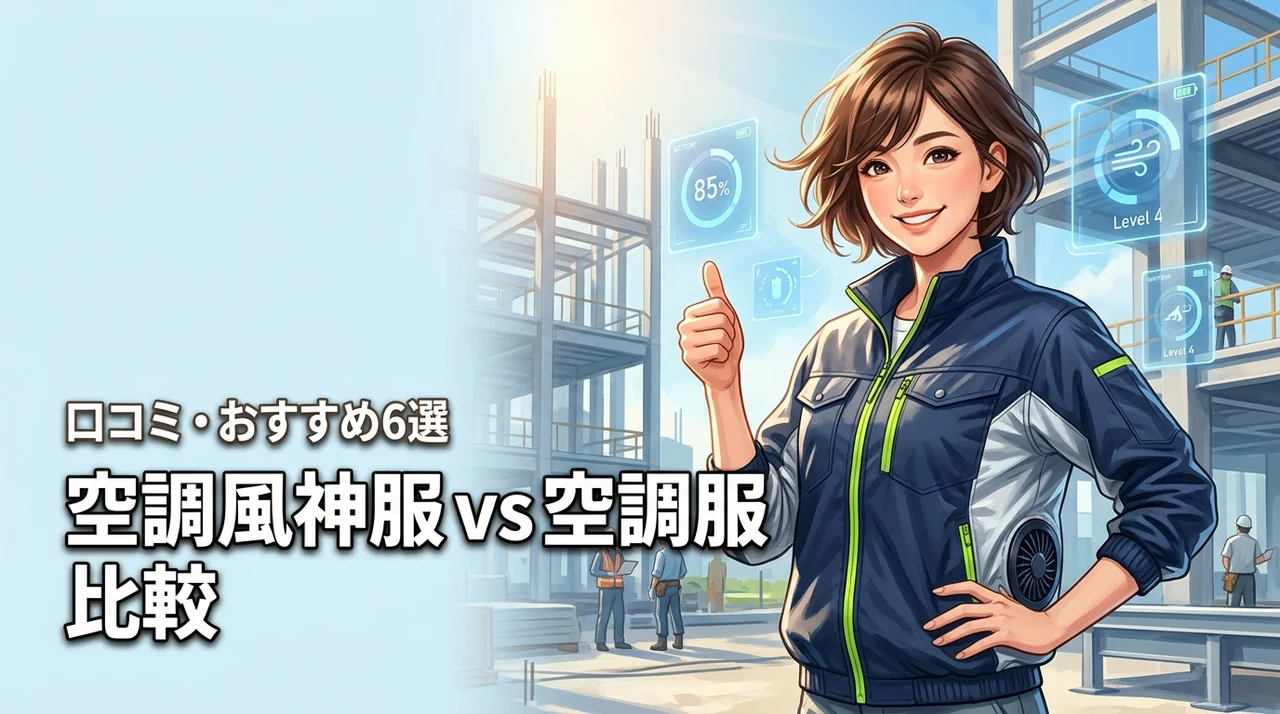 サンエス空調風神服と空調服はどっち？2026最新比較と口コミおすすめ6選