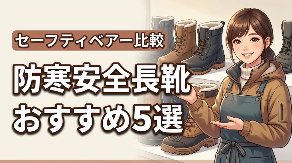 シバタ工業の防寒安全長靴セーフティベアーを比較！口コミでおすすめ5選を公開