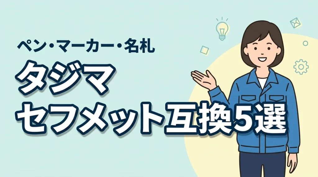 タジマ セフメット 互換性！アクセサリー、サイドツール、マーカー/名札/ペンホルダー5選（記事のアイキャッチ画像）