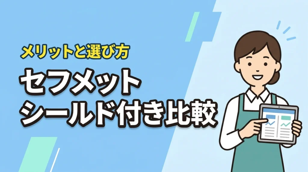 セフメットのシールド付きはどう？口コミと評判を比較して分かったメリットと選び方（記事のアイキャッチ画像）